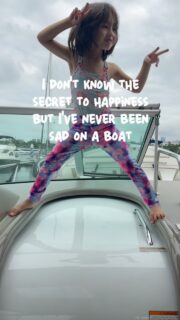 It’s always better to choose happy. And one thing for sure, you can never be sad to be on a boat.

#boating #boatkids #sgboating